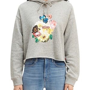 BRAND NEW LEVIS CROPPED HOODIE SMALL